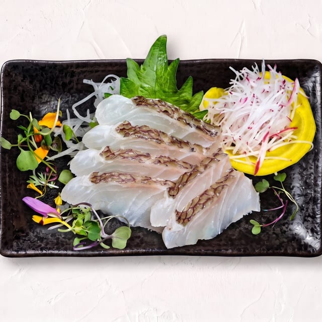 Red Snapper Sashimi.