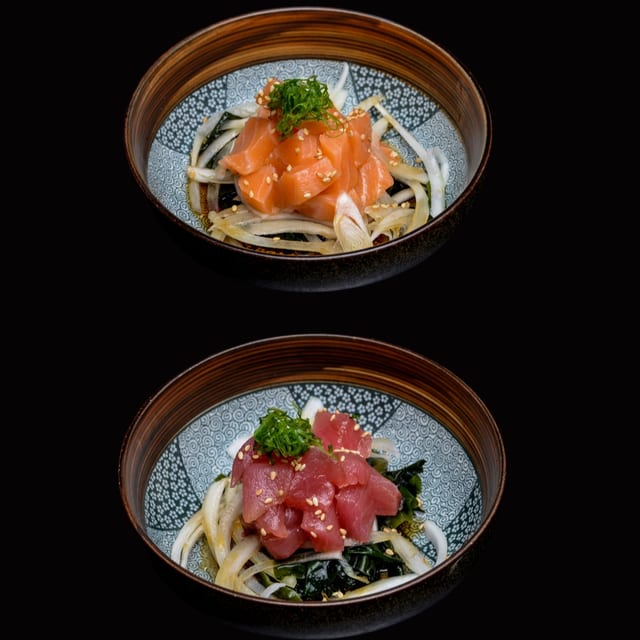 Tuna or Salmon Poke.