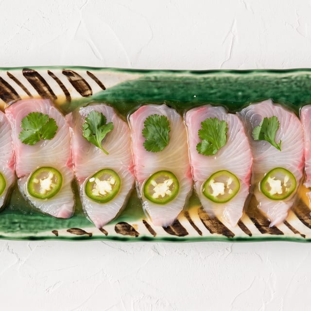 Yellowtail Carpaccio.