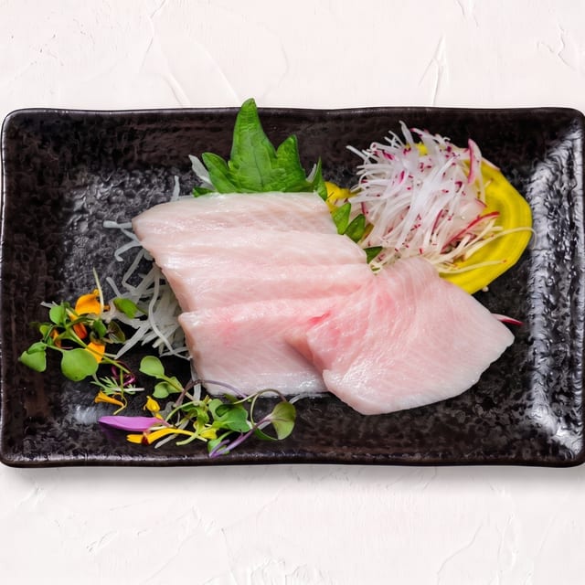 Yellowtail Belly Sashimi.