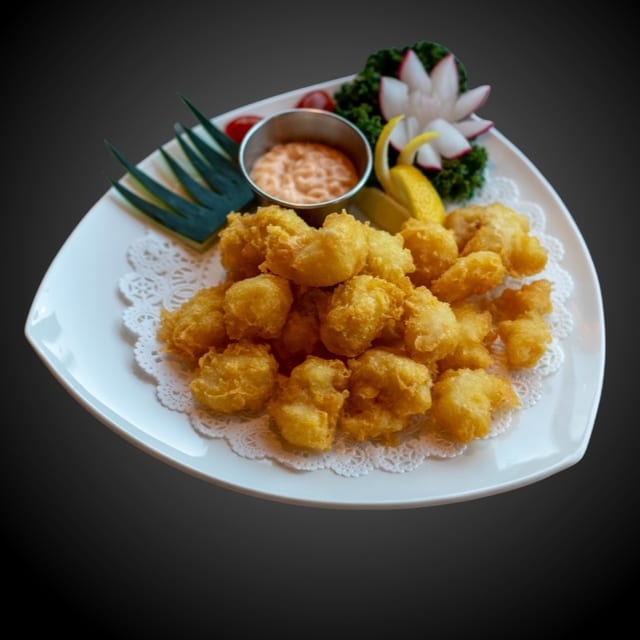 Popcorn Shrimp.
