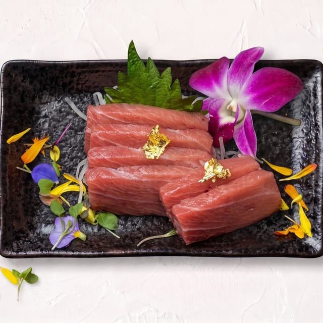 Fatty Tuna Sashimi.