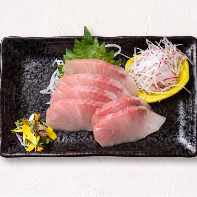 Yellowtail Sashimi.