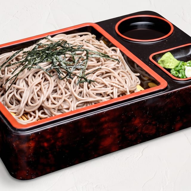Zaru Soba or Udon Noodles.